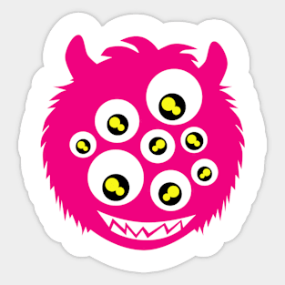 fully eyed monster Sticker